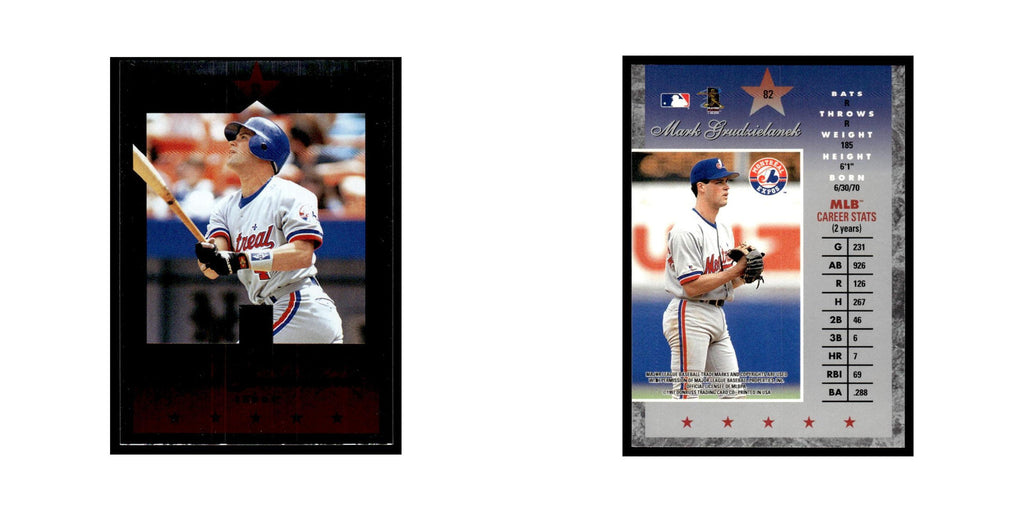 Mark Grudzielanek 1997 Donruss Elite #82 Montreal Expos Baseball Card NM