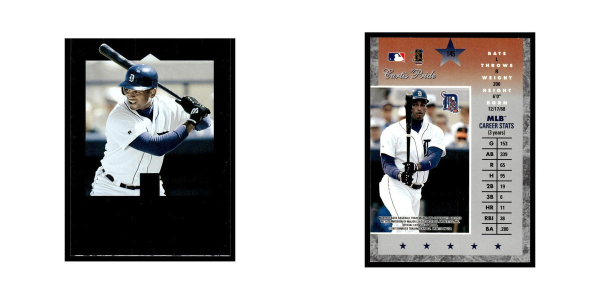 Curtis Pride 1997 Donruss Elite #145 Detroit Tigers Baseball Card NM