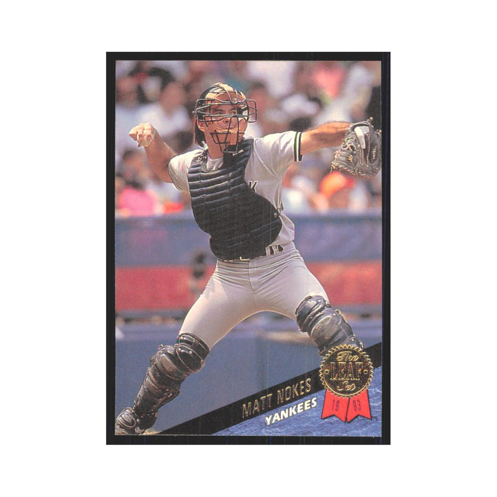 1993 Leaf Matt Nokes Yankees #352