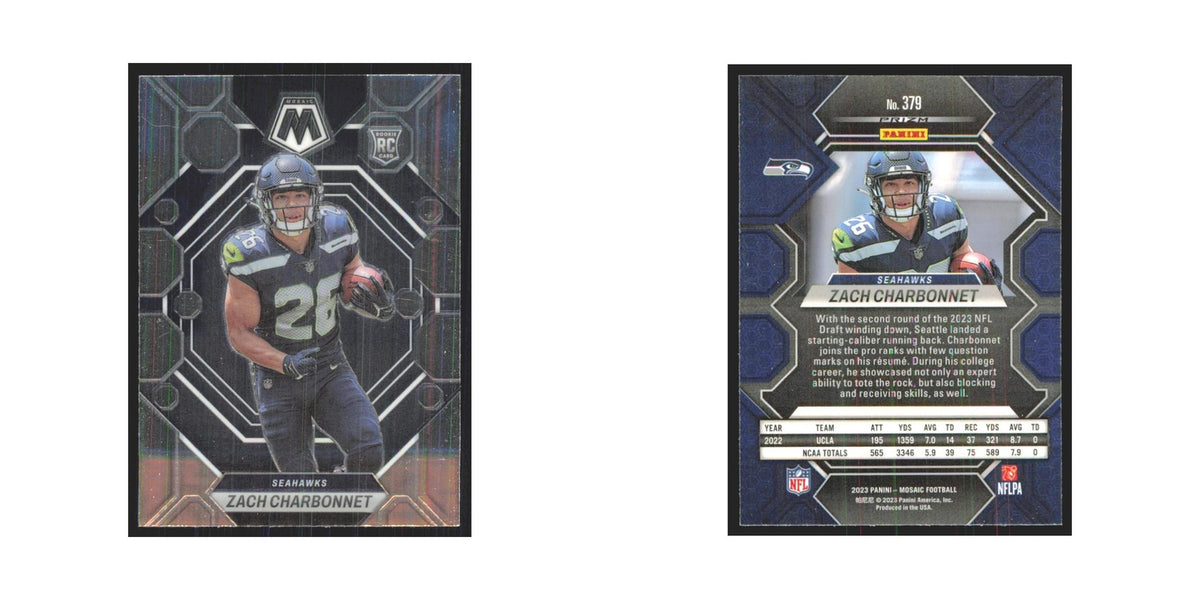 2023 Mosaic Zach Charbonnet RC Seahawks #379