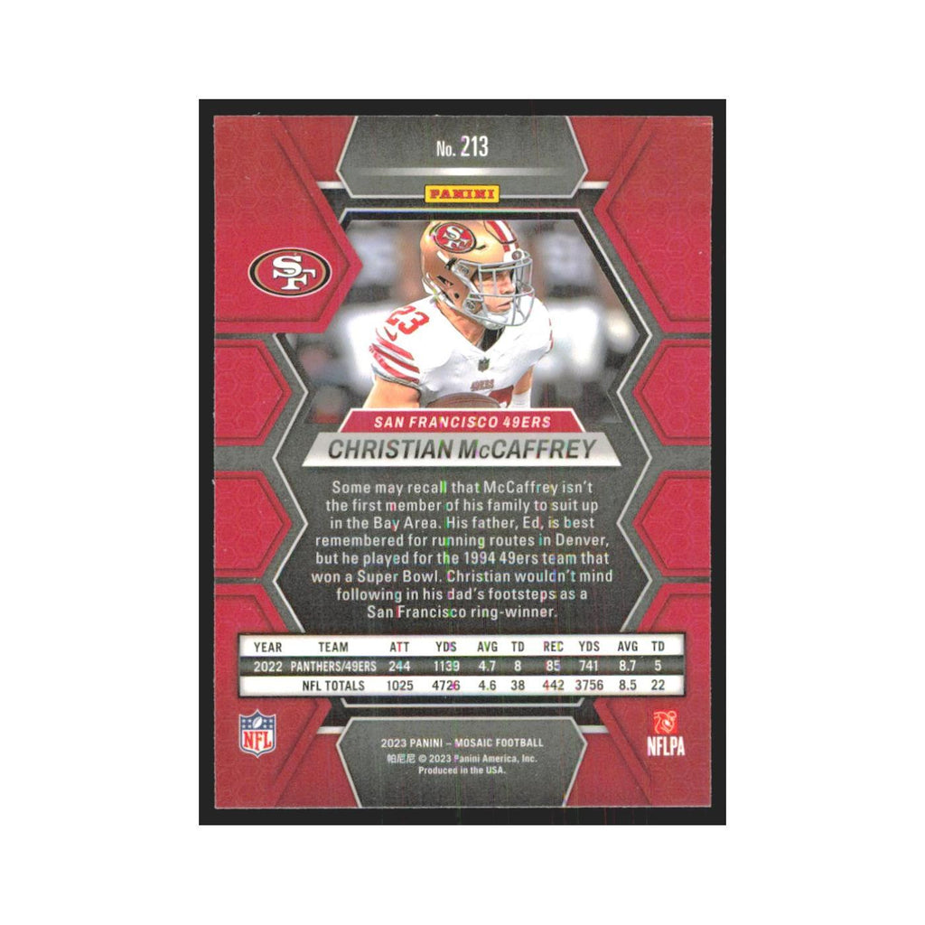 2023 Mosaic Christian McCaffrey 49ers #213