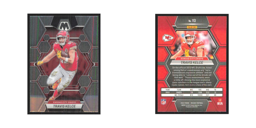 2023 Mosaic Travis Kelce Chiefs #113