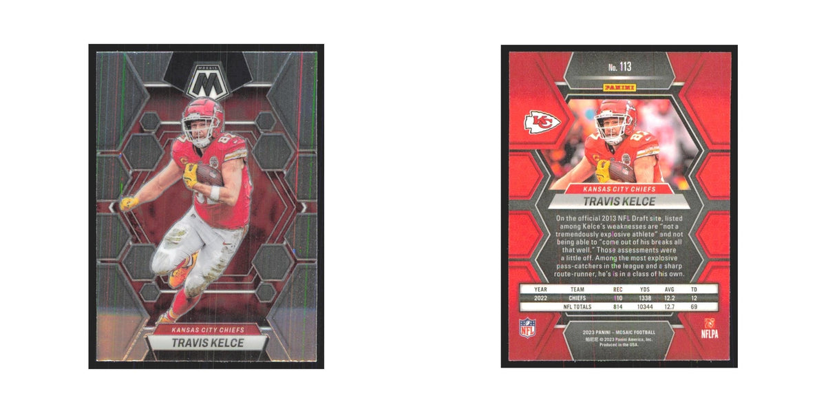2023 Mosaic Travis Kelce Chiefs #113