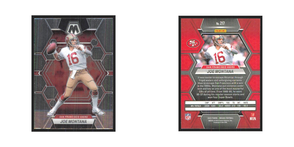 2023 Mosaic Joe Montana 49ers #217