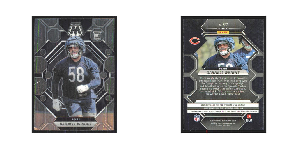 2023 Mosaic Darnell Wright RC Bears #307