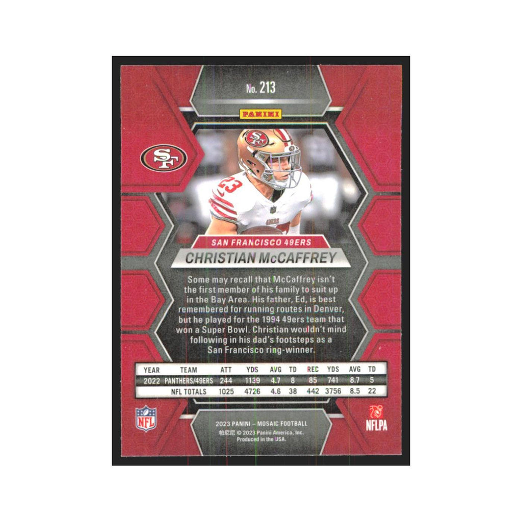 2023 Mosaic Christian McCaffrey 49ers #213