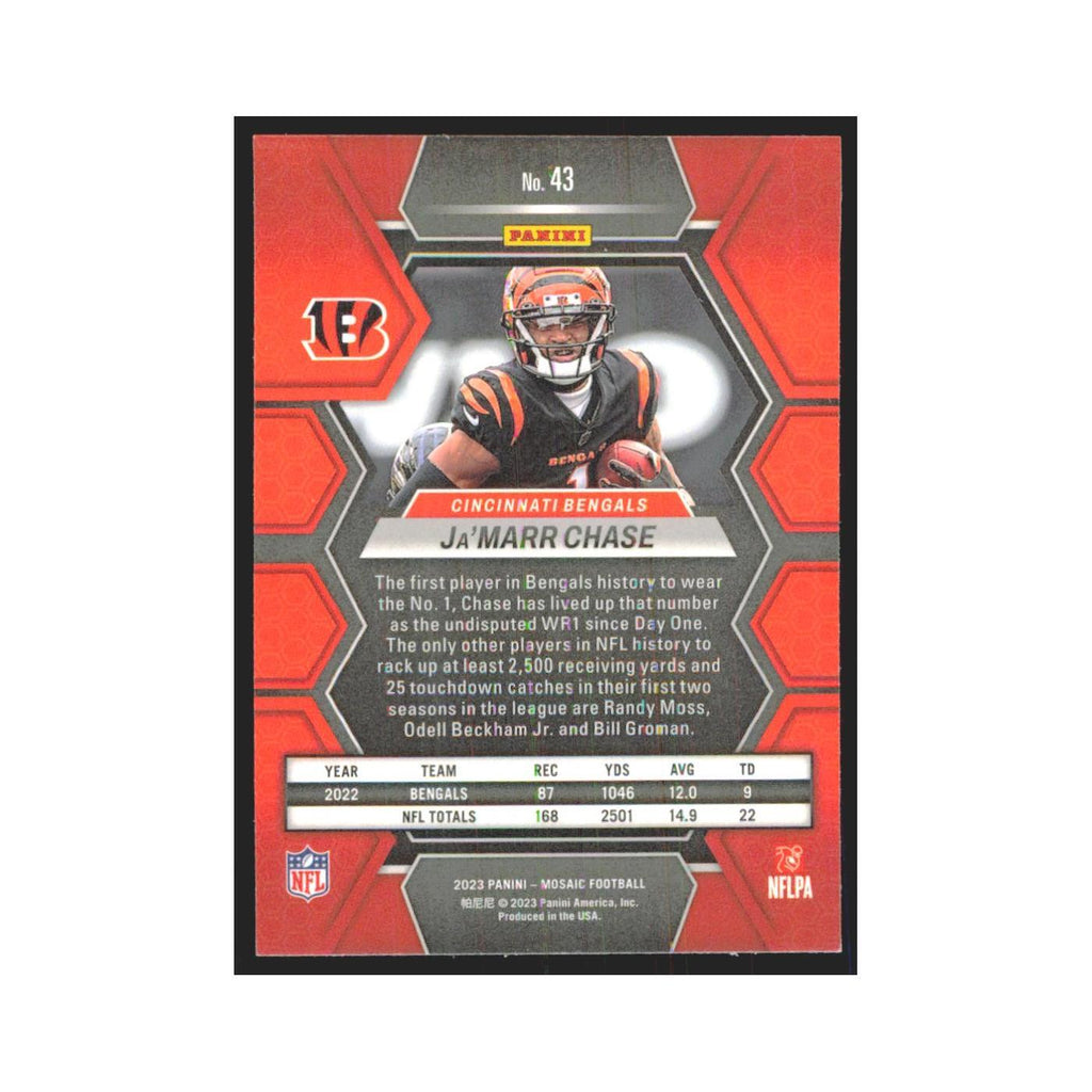 2023 Mosaic Ja'Marr Chase Bengals #43