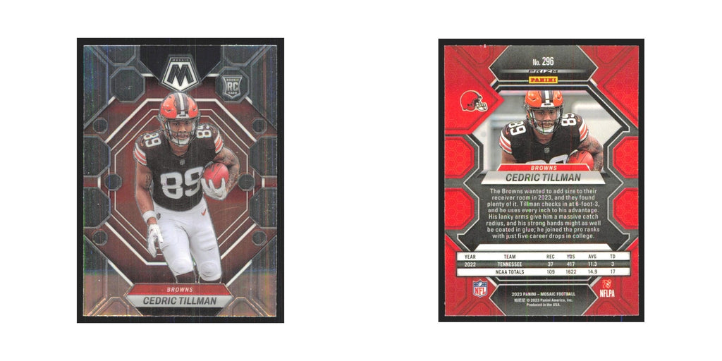 2023 Mosaic Cedric Tillman RC Browns #296