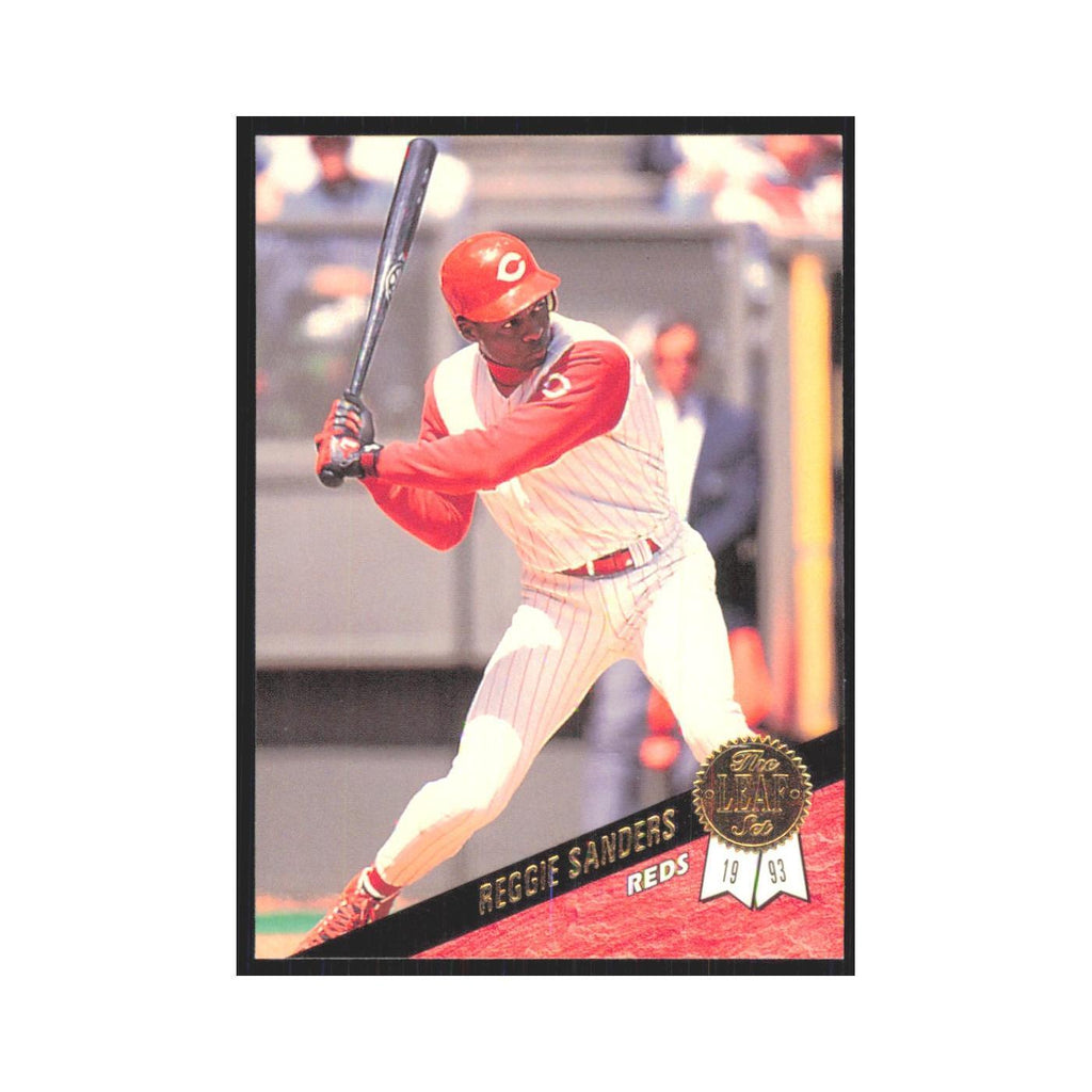 1993 Leaf Reggie Sanders Reds #428