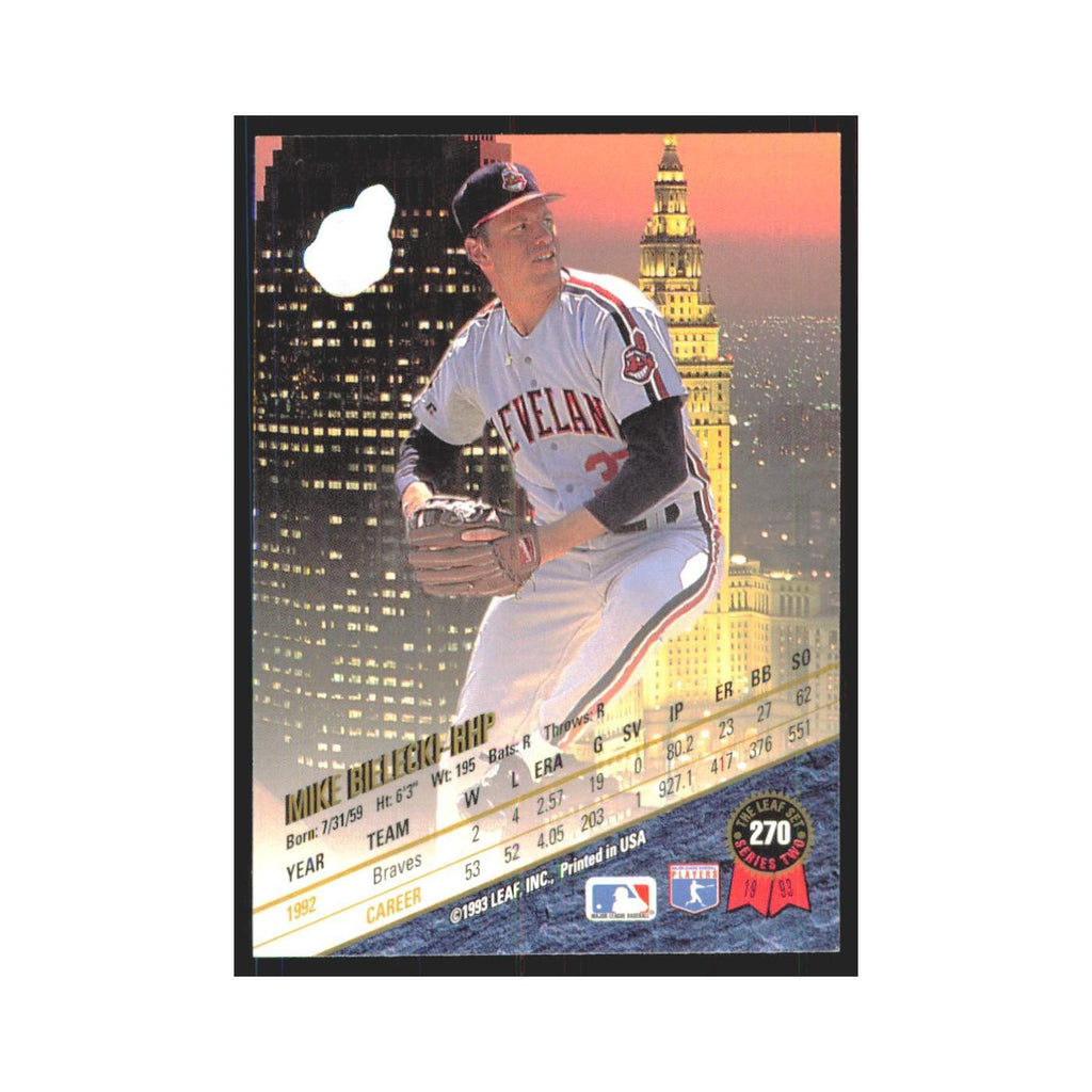 1993 Leaf Mike Bielecki Indians #270