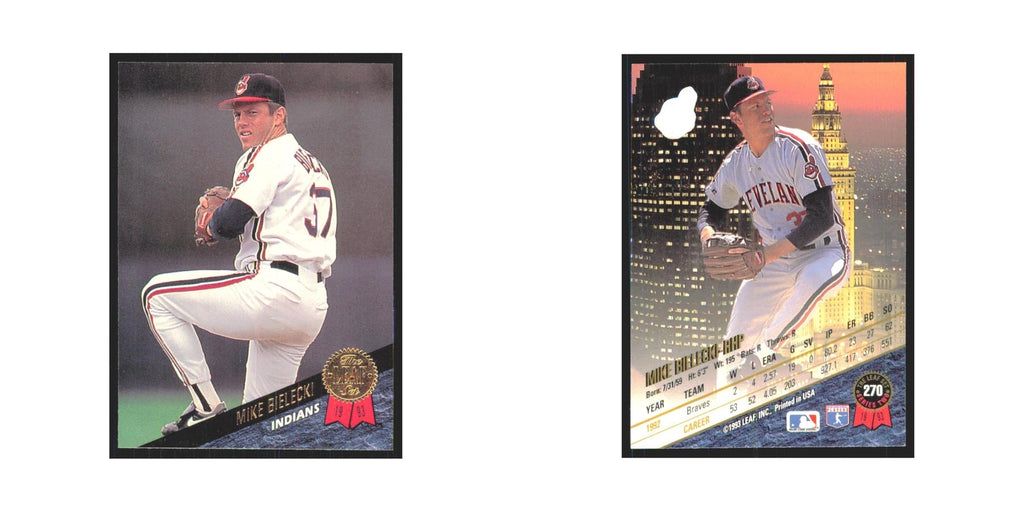 1993 Leaf Mike Bielecki Indians #270