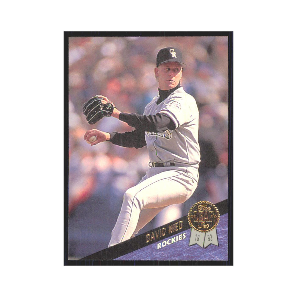 1993 Leaf David Nied Rockies #390