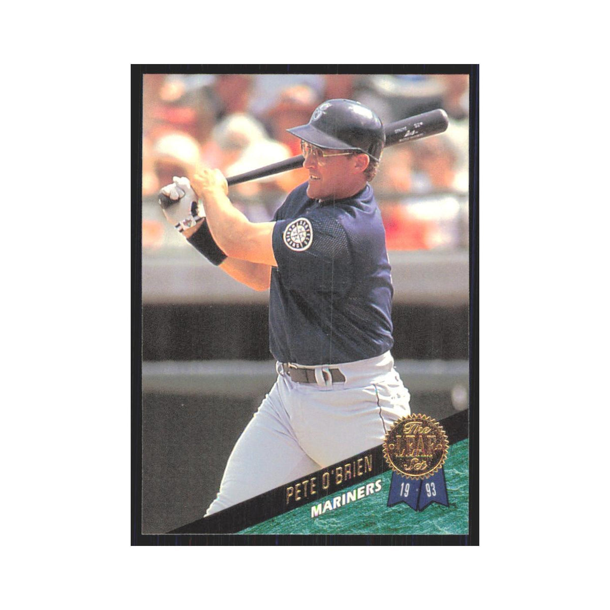 1993 Leaf Pete O'Brien Mariners #412