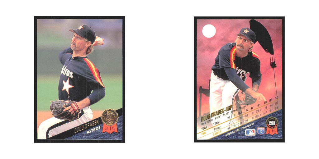 1993 Leaf Doug Drabek Astros #293