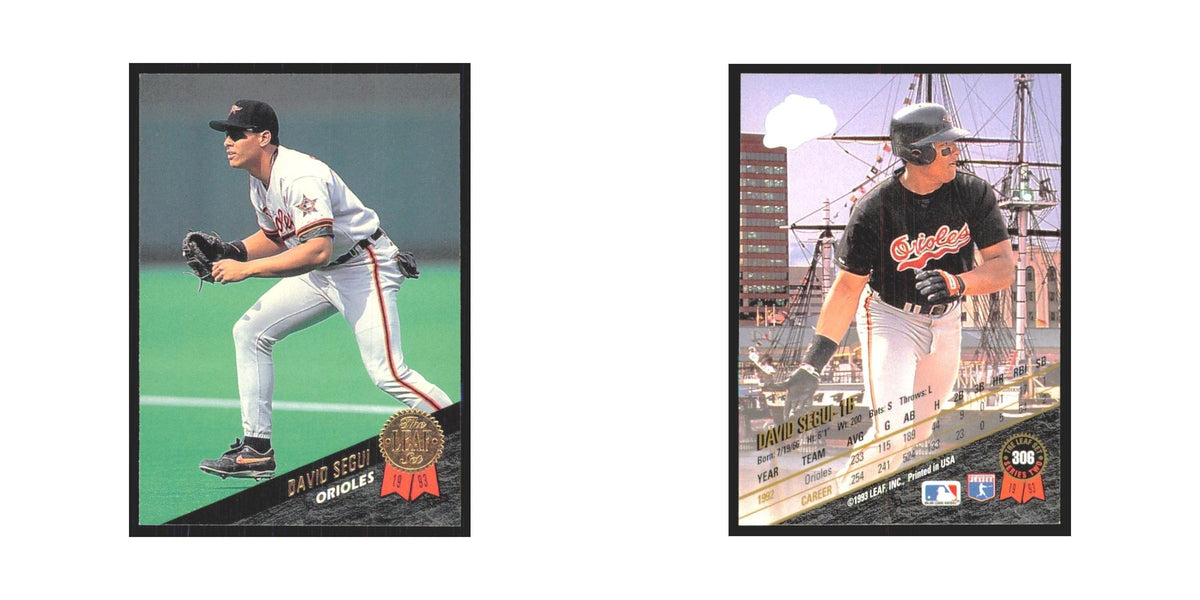 1993 Leaf David Segui Orioles #306