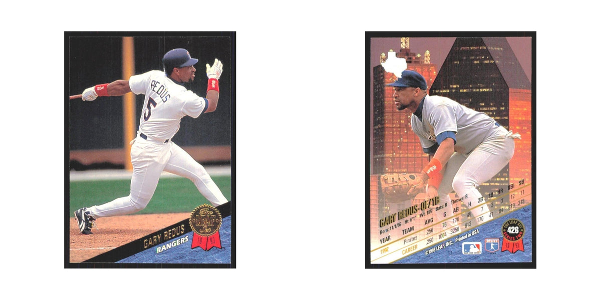1993 Leaf Gary Redus Rangers #426