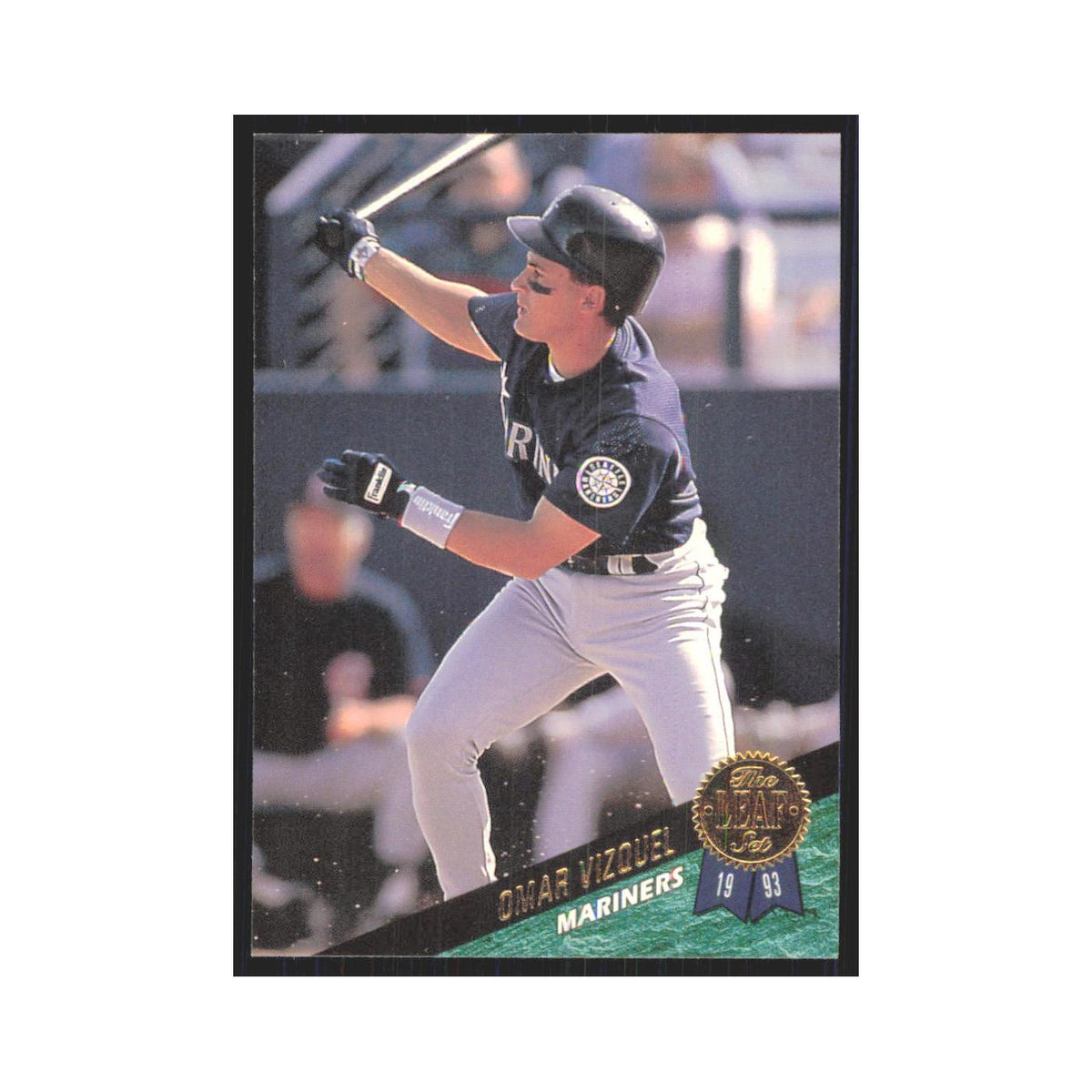 1993 Leaf Omar Vizquel Mariners #434