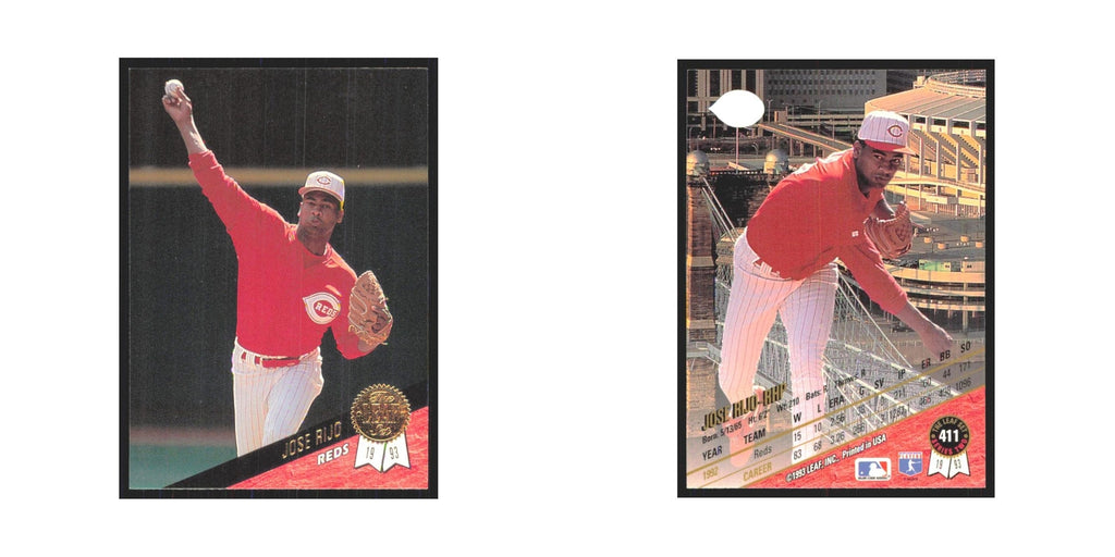 1993 Leaf Jose Rijo Reds #411