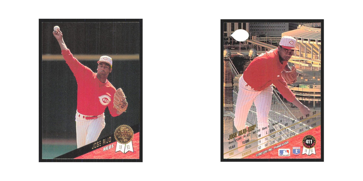 1993 Leaf Jose Rijo Reds #411