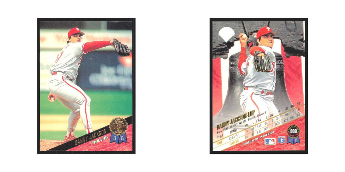1993 Leaf Danny Jackson Phillies #308