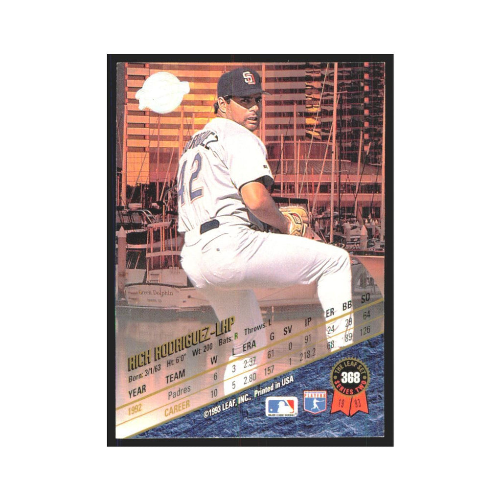 1993 Leaf Rich Rodriguez Padres #368