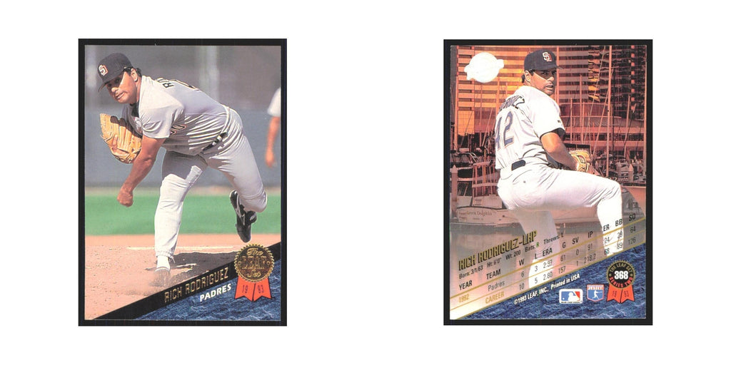 1993 Leaf Rich Rodriguez Padres #368