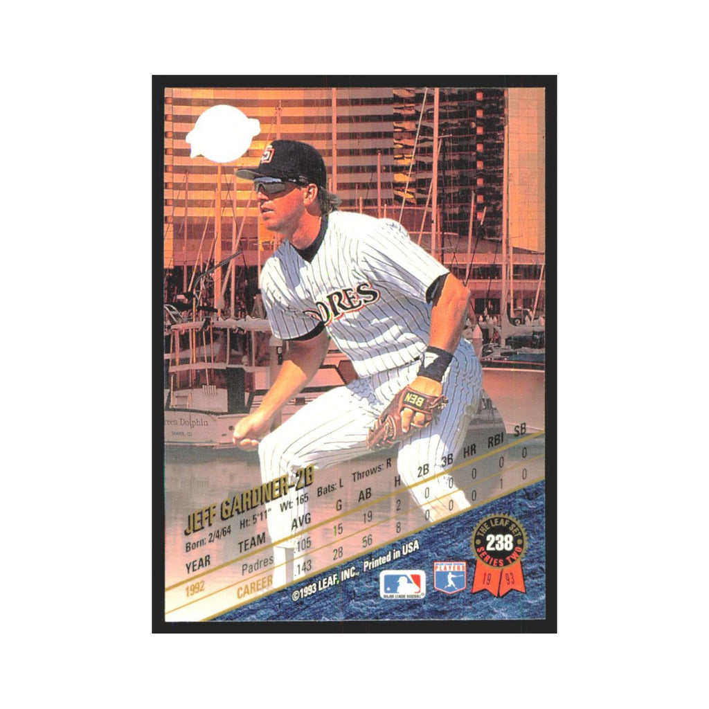 1993 Leaf Jeff Gardner Padres #238