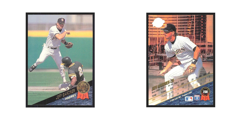 1993 Leaf Jeff Gardner Padres #238
