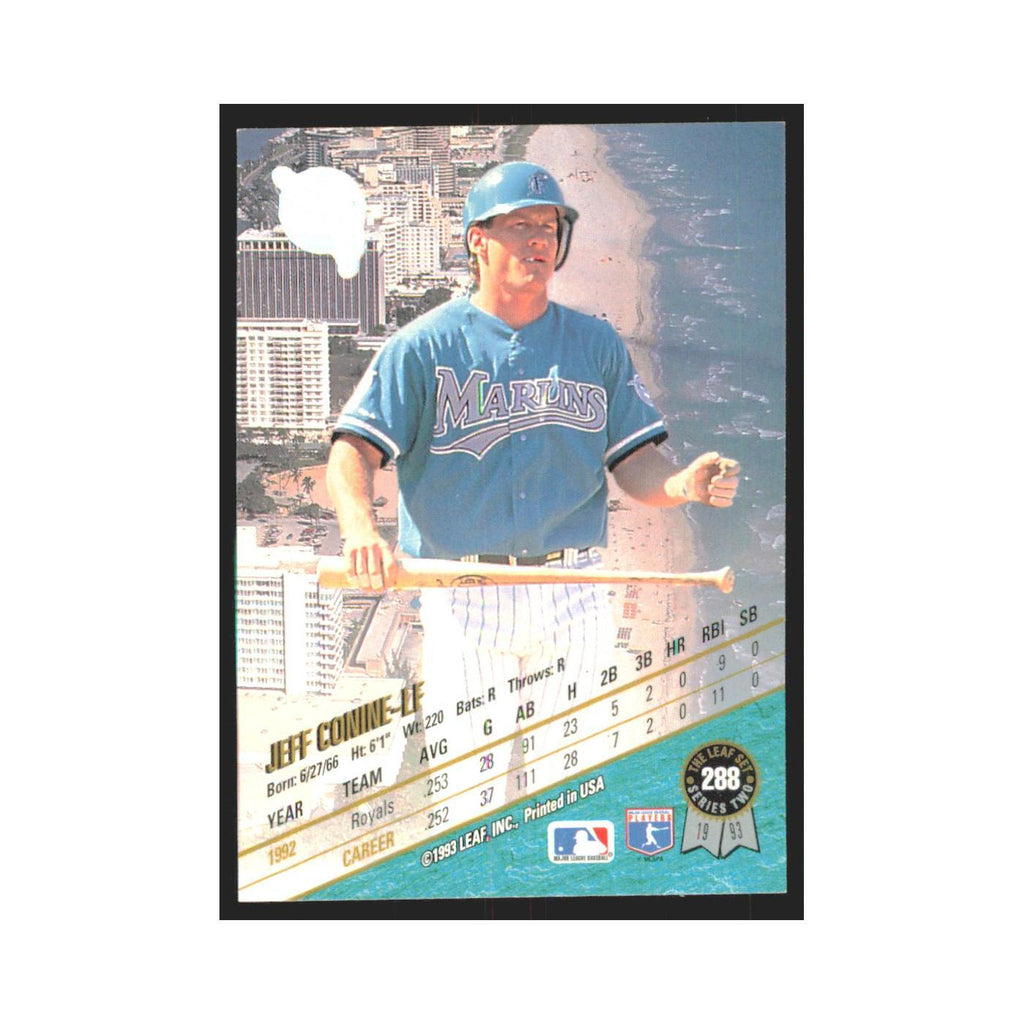 1993 Leaf Jeff Conine Florida Marlins #288