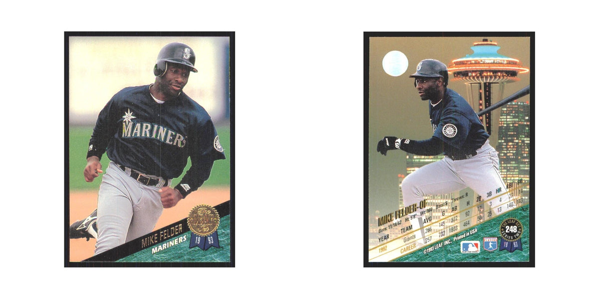 1993 Leaf Mike Felder Mariners #248