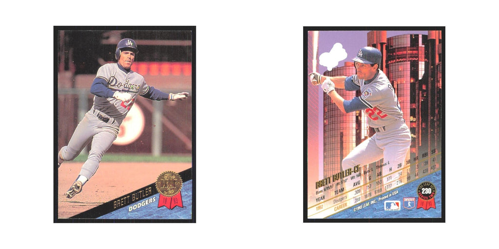 1993 Leaf Brett Butler Dodgers #230