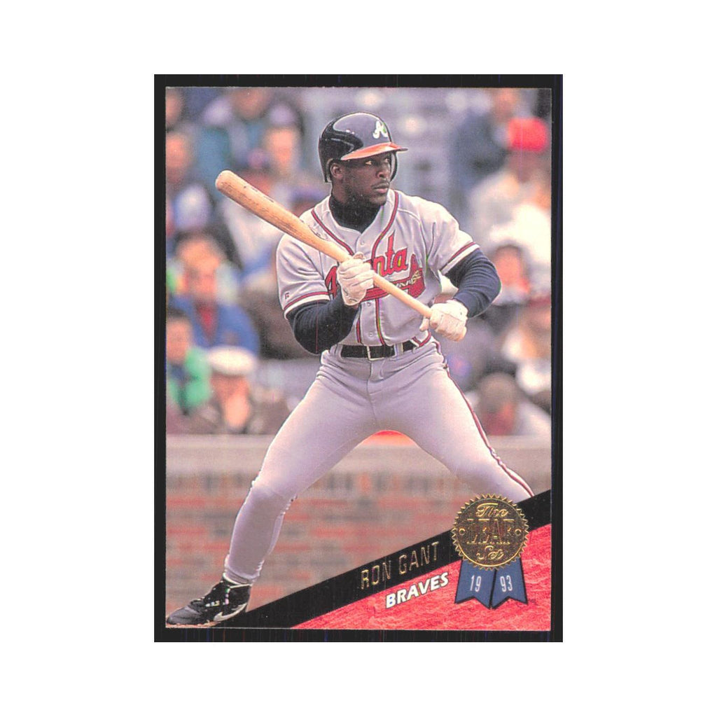 1993 Leaf Ron Gant Braves #225