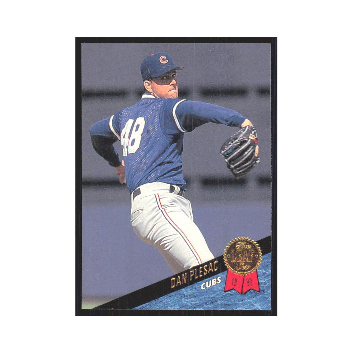 1993 Leaf Dan Plesac Cubs #388