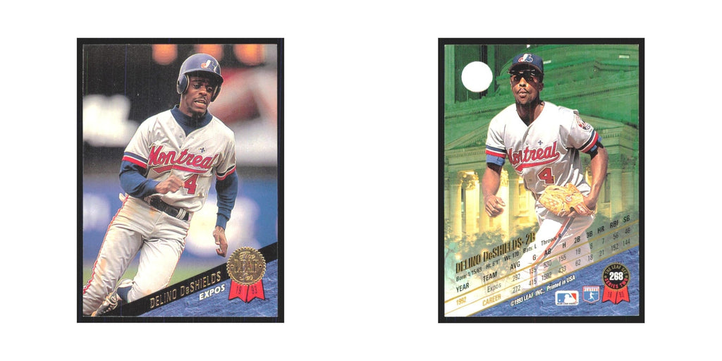 1993 Leaf Delino DeShields Montreal Expos #268