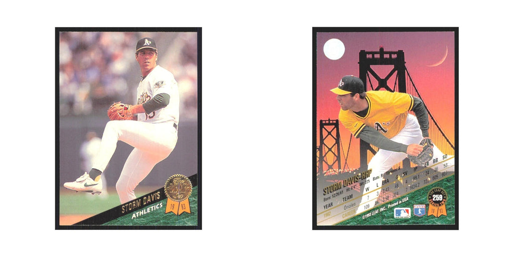 1993 Leaf Storm Davis Athletics #259