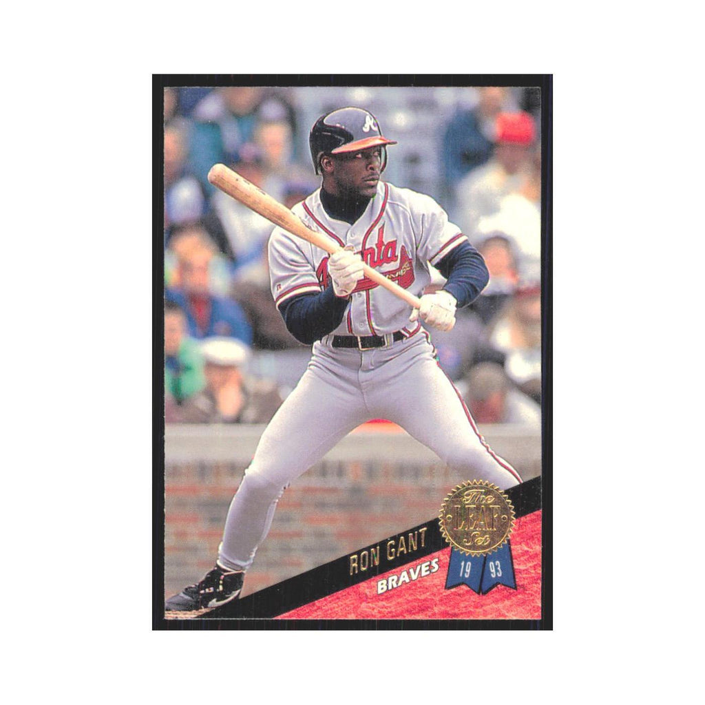 1993 Leaf Ron Gant Braves #225