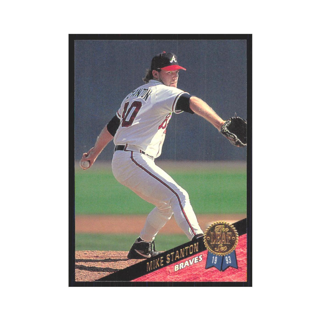 1993 Leaf Mike Stanton Braves #398