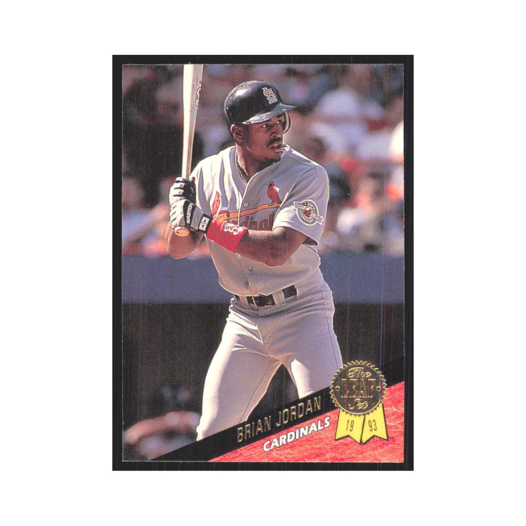 1993 Leaf Brian Jordan Cardinals #229