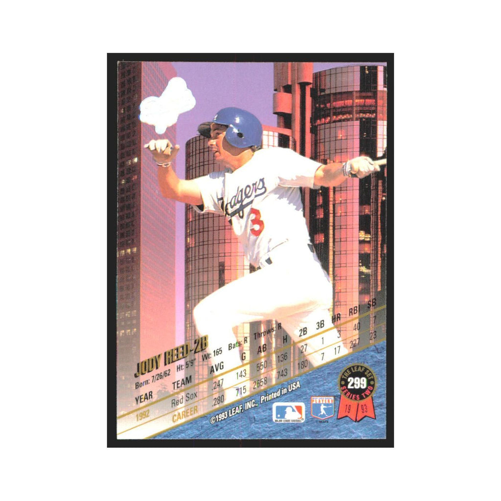 1993 Leaf Jody Reed Dodgers #299