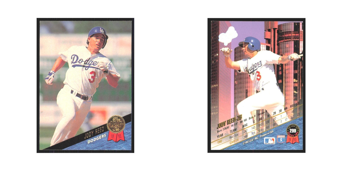 1993 Leaf Jody Reed Dodgers #299