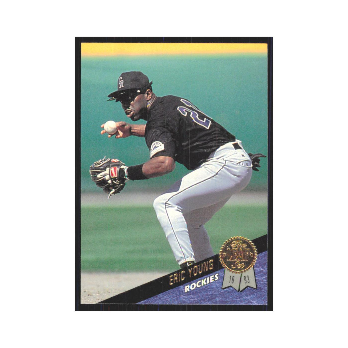 1993 Leaf Eric Young Rockies #415
