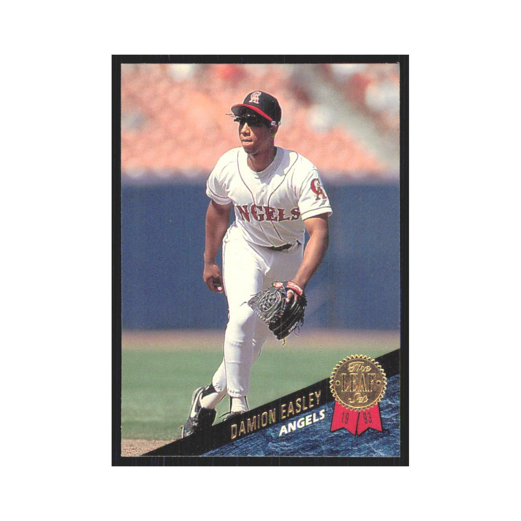1993 Leaf Damion Easley Angels #286