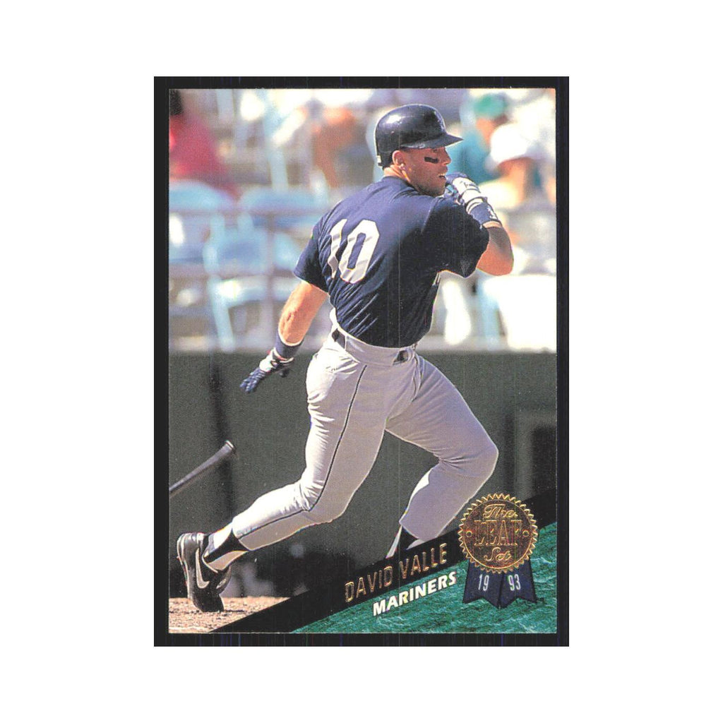 1993 Leaf Dave Valle Mariners #425