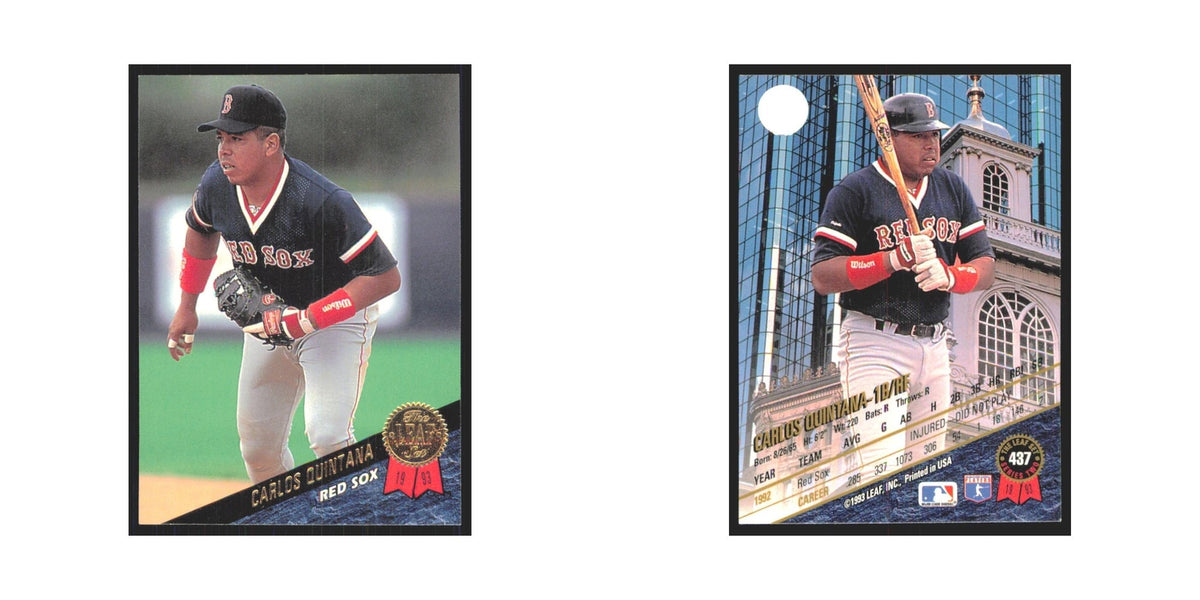 1993 Leaf Carlos Quintana Red Sox #437