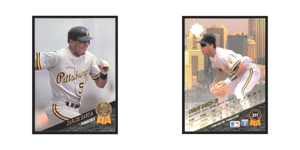 1993 Leaf Carlos Garcia Pirates #277