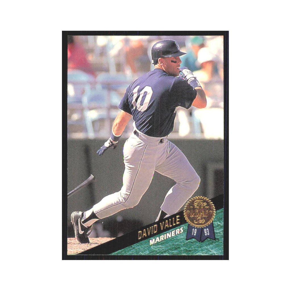 1993 Leaf Dave Valle Mariners #425
