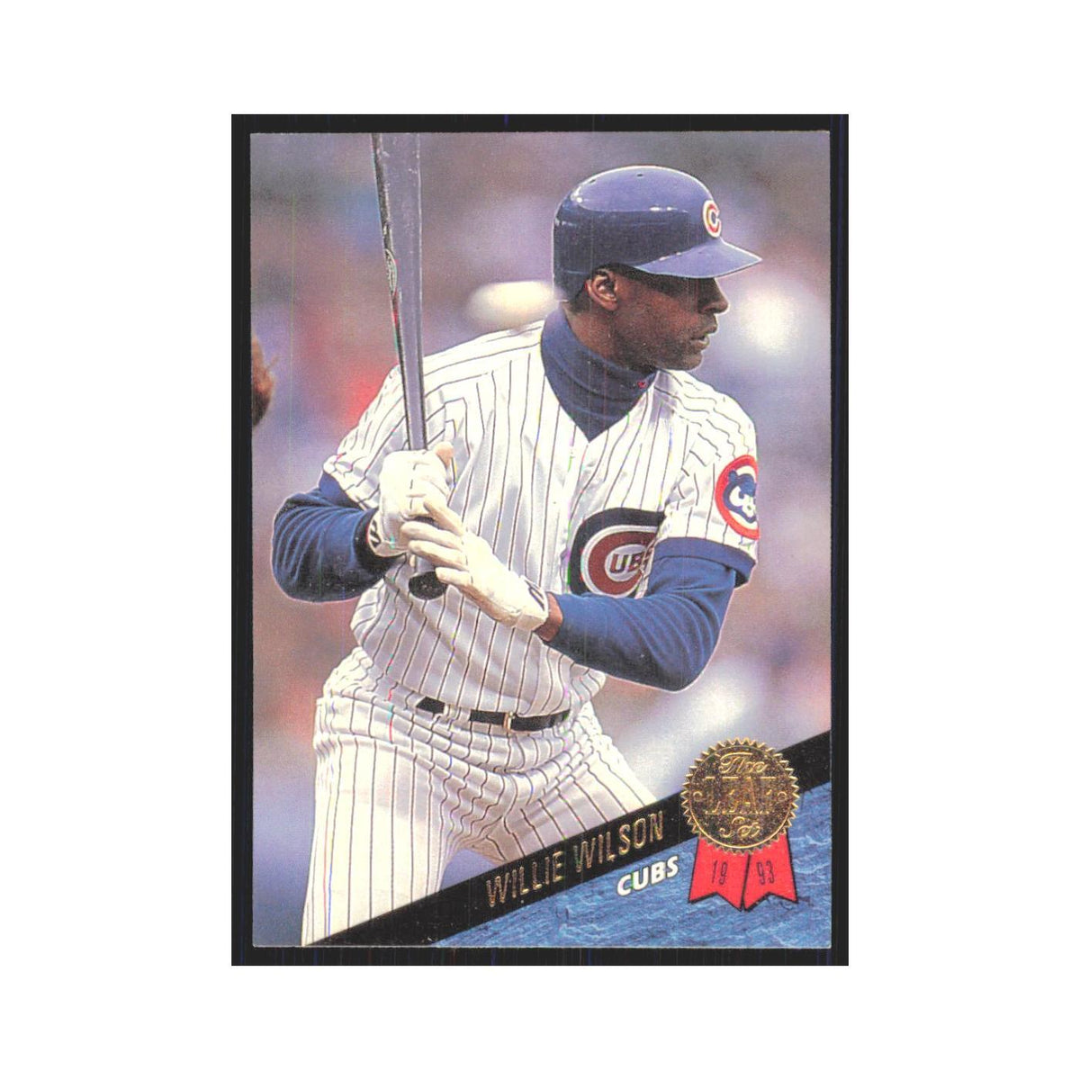 1993 Leaf Willie Wilson Cubs #413