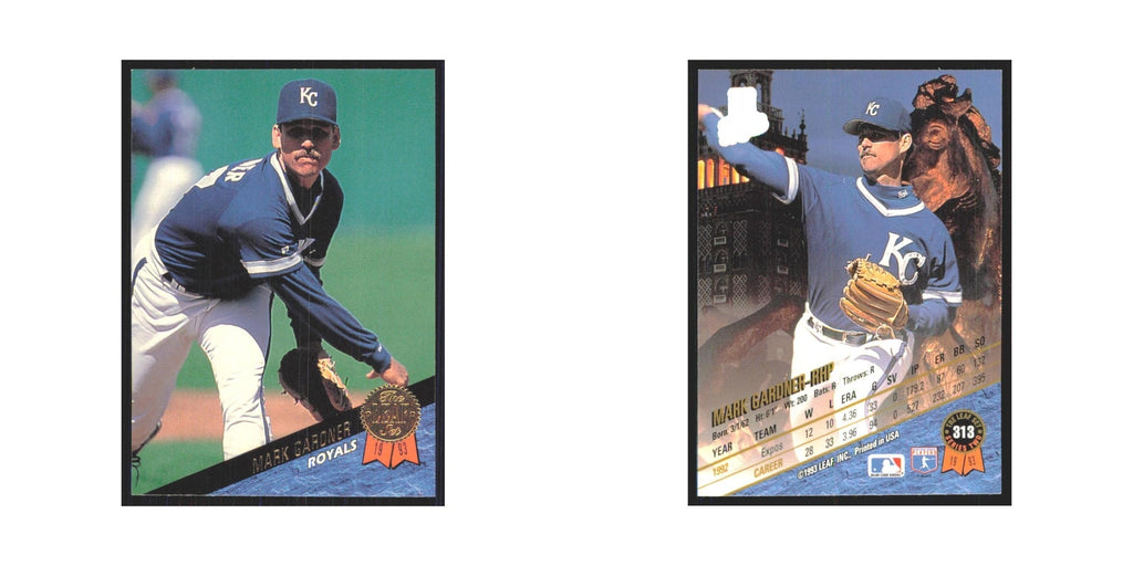 1993 Leaf Mark Gardner Royals #313