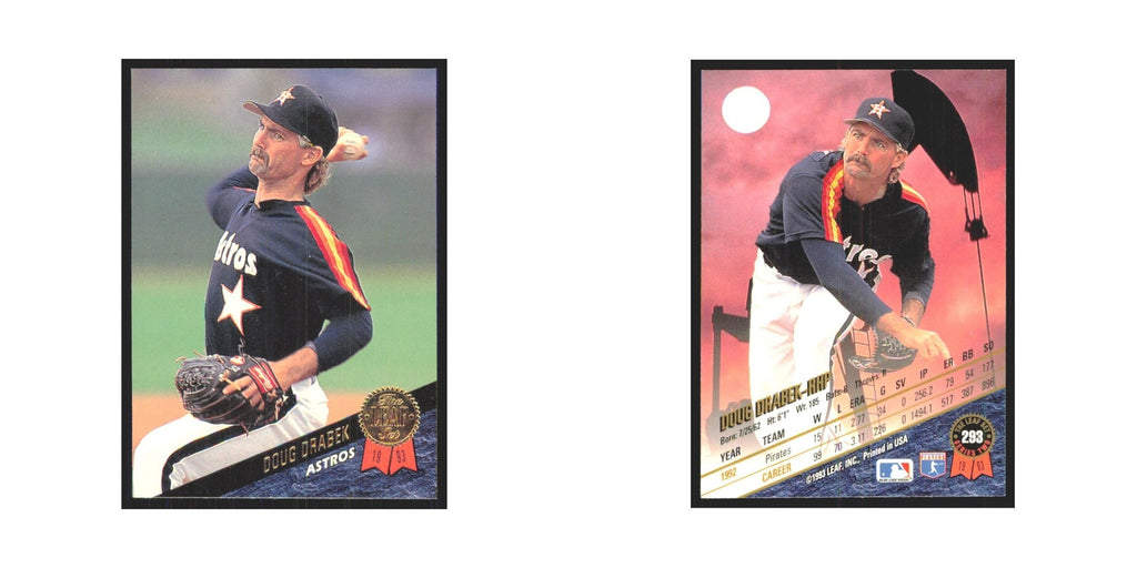 1993 Leaf Doug Drabek Astros #293