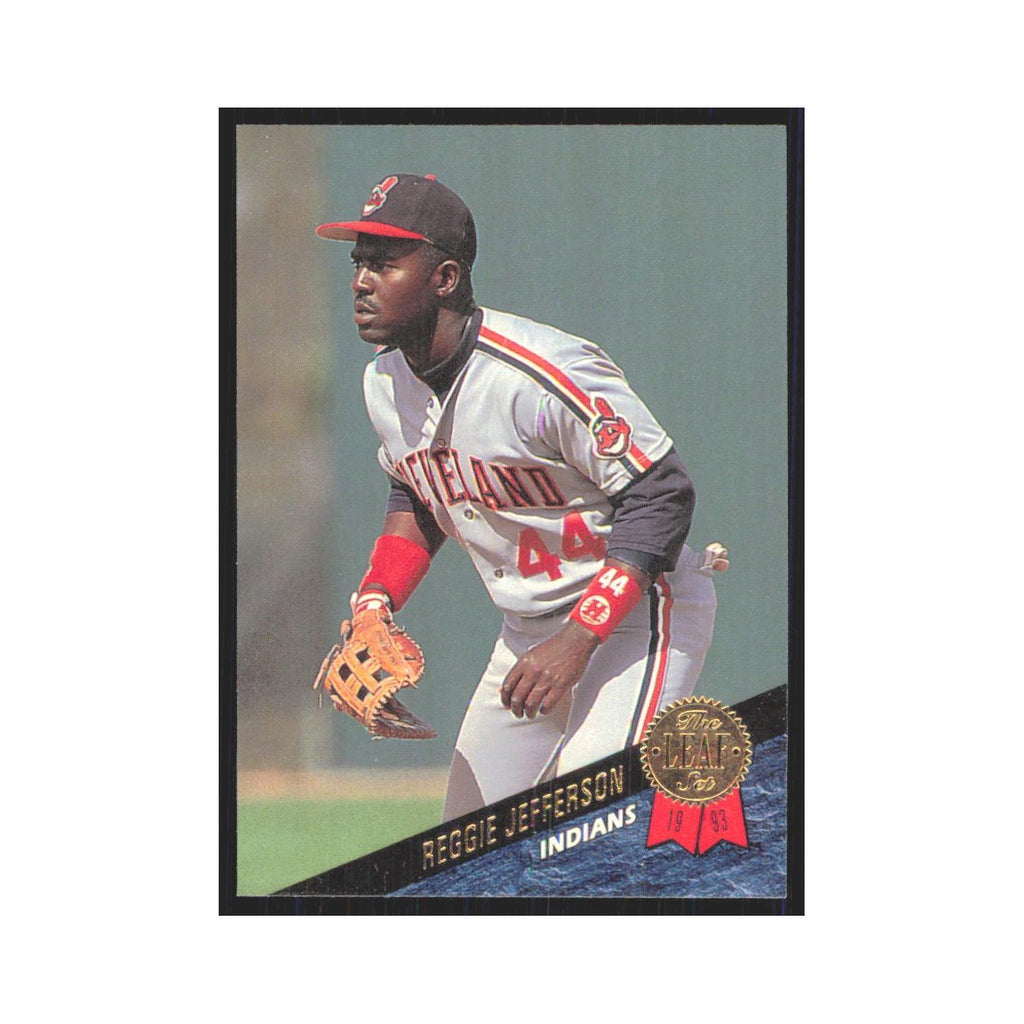 1993 Leaf Reggie Jefferson Indians #302
